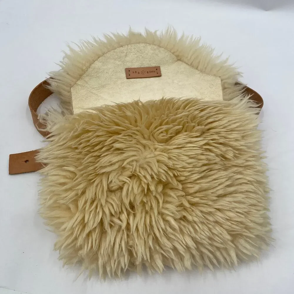 Ida + Moon classic Shearling outlaw Belt bag